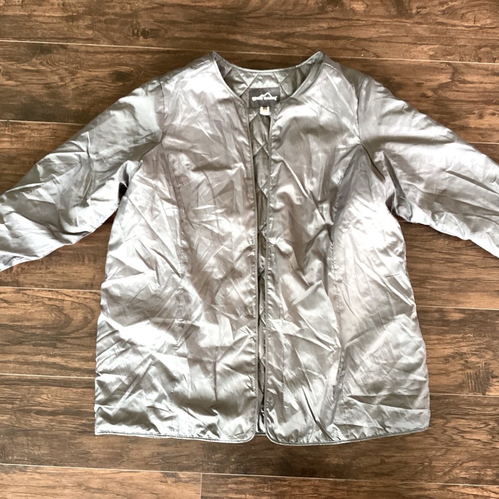 Eddie Bauer Quilted Open Jacket